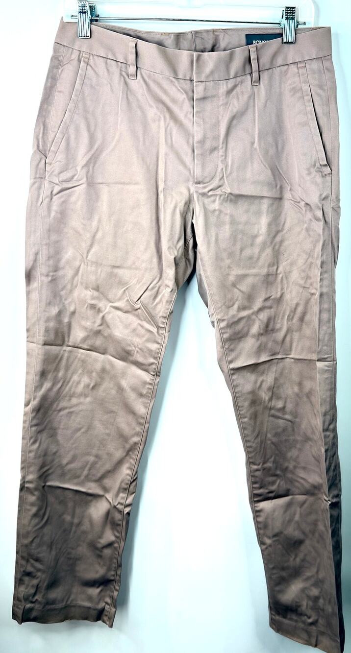 Bonobos Men's Weekday Warrior Wednesday Dress Pants Khaki Stretch SIZE 31x30